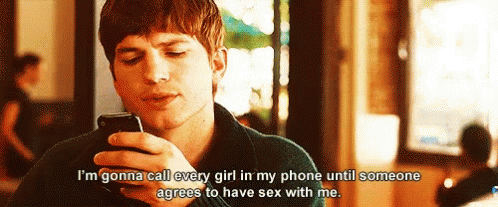 Ashton Kutcher Call GIF - Ashton Kutcher Call Sex GIFs