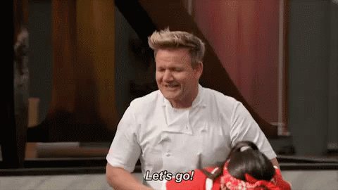 Excited GIF - Gordon Ramsay Lets Go Clapping GIFs