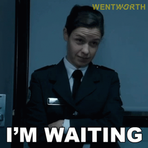 Im Waiting Vera Bennett GIF - Im Waiting Vera Bennett Wentworth GIFs