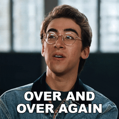 Over And Over Again Charley GIF - Over And Over Again Charley School Spirits GIFs