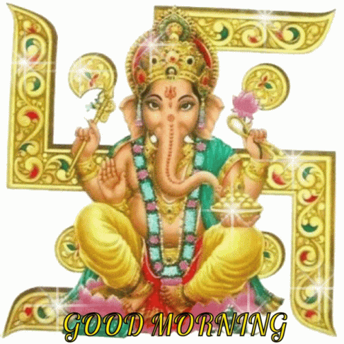 Lord Ganesha Good Morning GIF - Lord Ganesha Good Morning God GIFs