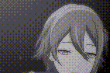a black and white drawing of a girl with long hair and headphones .