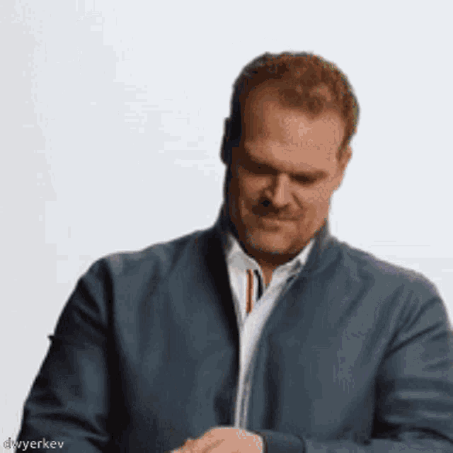 David Harbour Interview GIF - David Harbour Interview Stranger Things GIFs