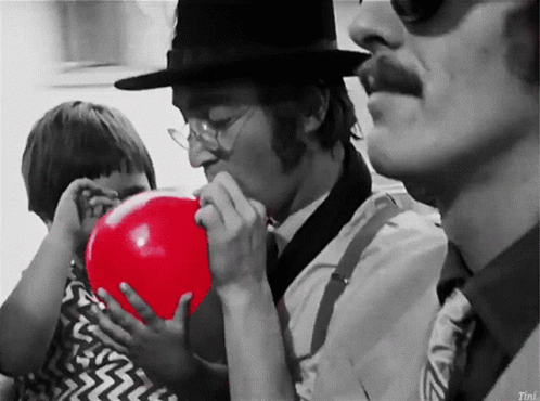 The Beatles Happy Birthday GIF - The Beatles Happy Birthday Balloon GIFs