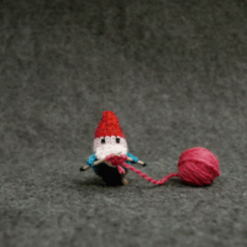 Gnome Knitting GIF - Gnome Knitting Heart GIFs