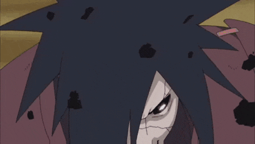a man is being attacked by a monster with huge eyes .