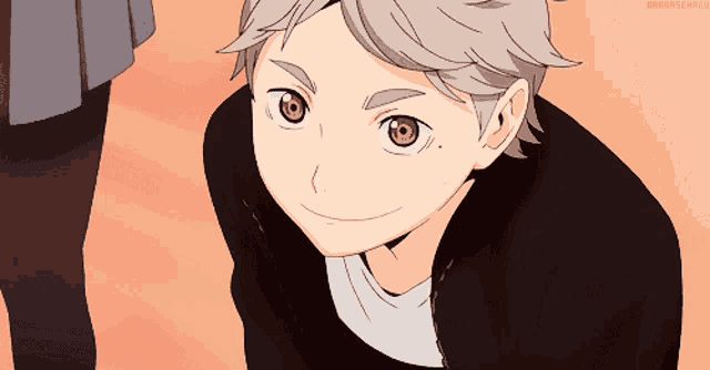 a close up of a person 's face with a watermark that says ' aomineharu ' at the bottom