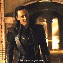 Tell Me What You Need Tom Hiddleston GIF - Tell Me What You Need Tom Hiddleston Loki GIFs