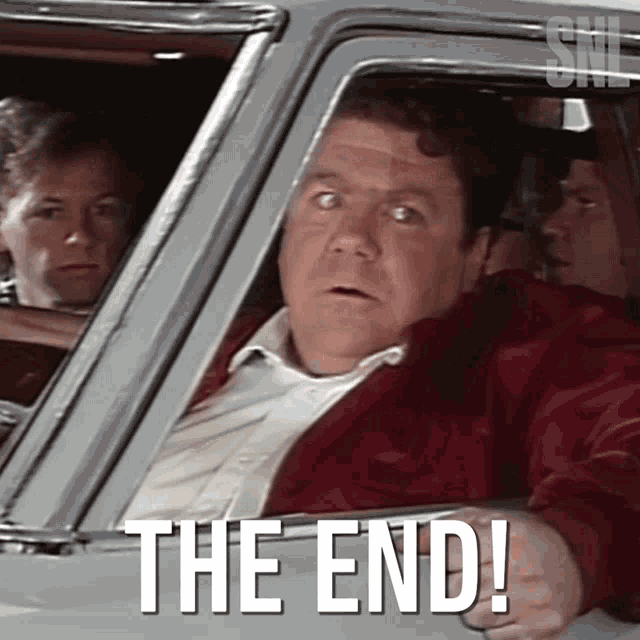 The End George Wendt GIF - The End George Wendt Saturday Night Live GIFs
