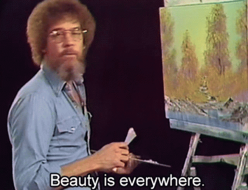 Bob Ross Painting GIF - Bob Ross Painting Beauty Is Everywhere GIFs