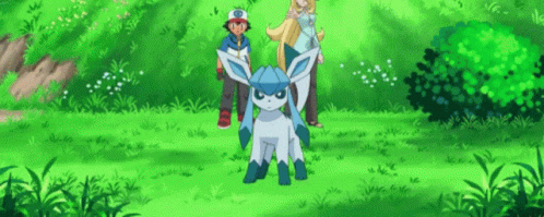 Glaceon Pokémon Glaceon GIF - Glaceon Pokémon Glaceon Glaceon Uses Ice Beam GIFs