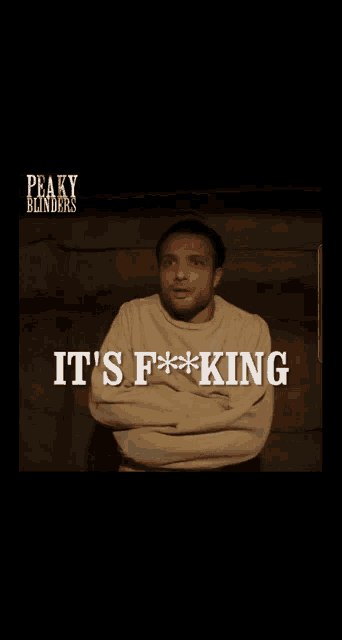a man in a straitjacket says it 's f * king wednesday