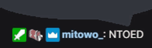 a screenshot of mitowo ntoed with a crown and a cross