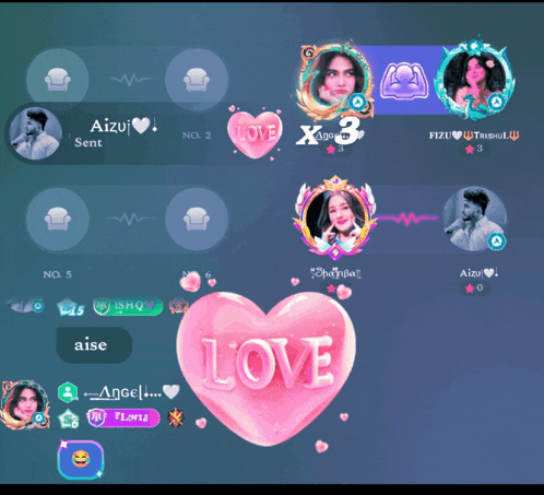 a pink heart with the word love written in it
