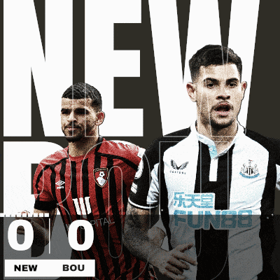 two soccer players standing next to each other with the word new written above them