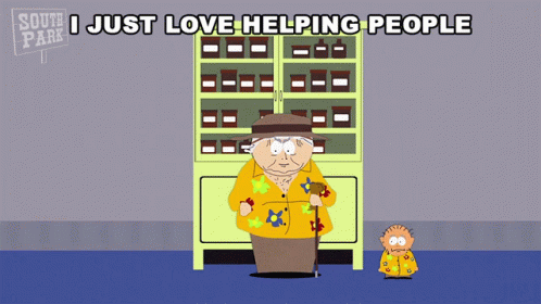 I Just Love Helping People Dr Alphonse Mephesto GIF - I Just Love Helping People Dr Alphonse Mephesto South Park GIFs