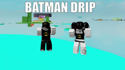 Batman Drip GIF - Batman Drip Roblox GIFs