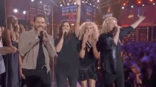 Cheering Cmt Music Awards GIF - Cheering Cmt Music Awards Woo GIFs