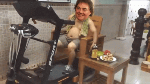 Little And Large Lazy GIF - Little And Large Lazy Treadmill GIFs