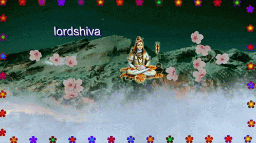 Lord Shiva Flowers GIF - Lord Shiva Flowers Krishna GIFs