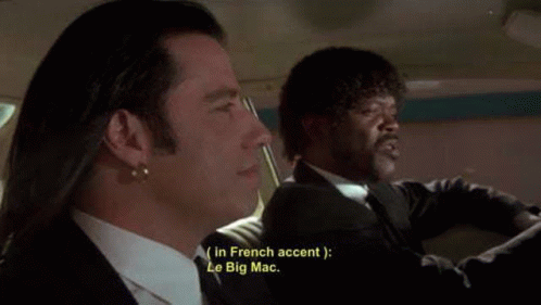 Le Big Mac Pulp Fiction GIF - Le Big Mac Pulp Fiction GIFs