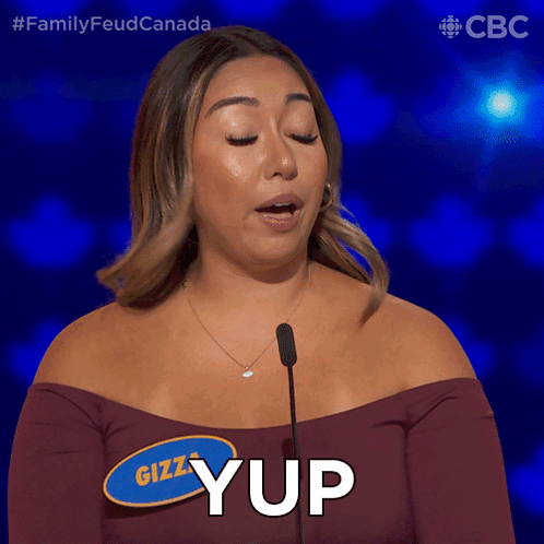 Yup Family Feud Canada GIF - Yup Family Feud Canada That'S Right GIFs