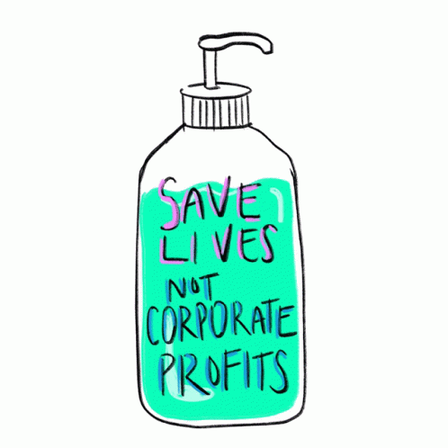 Save Lives Not Corporate Profits Soap GIF - Save Lives Not Corporate Profits Soap Save Lives GIFs