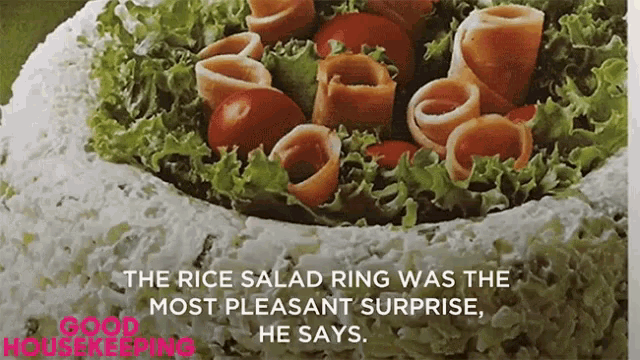 Rice Salad Rice Salad Ring GIF - Rice Salad Rice Salad Ring Most Pleasant Surprise GIFs