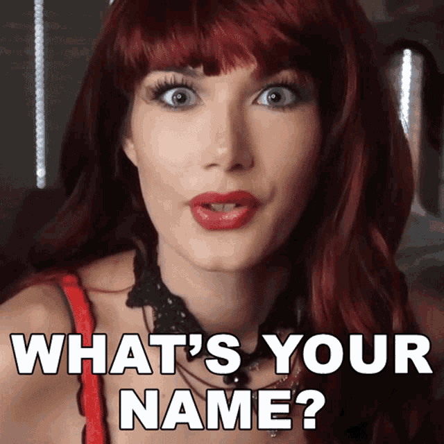 Whats Your Name Sabrina Vaz GIF