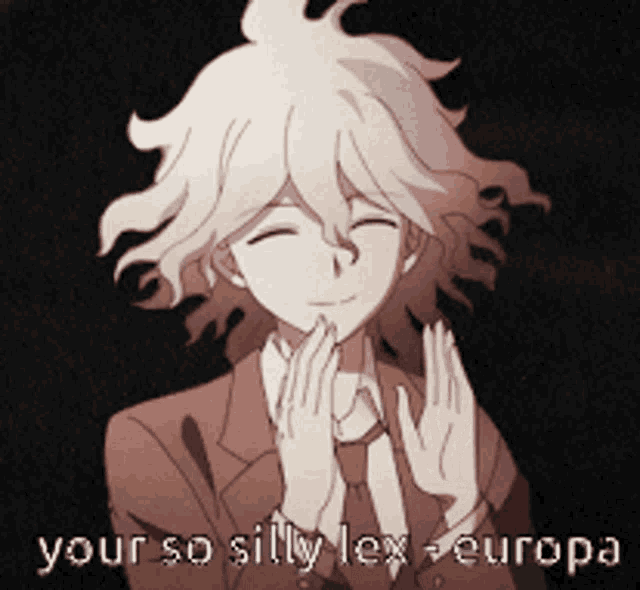 a picture of a man with his hands folded and the words " your so silly lex europa " on the bottom