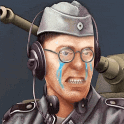 a man wearing a hat and headphones is crying