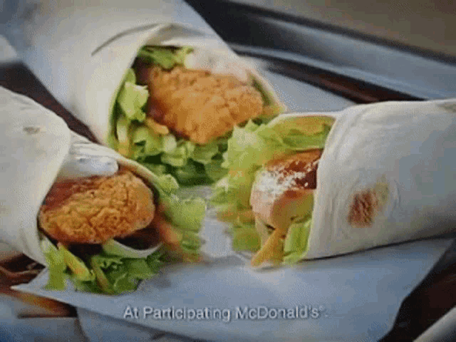 Mcdonalds Snack Wraps GIF - Mcdonalds Snack Wraps Commercial GIFs