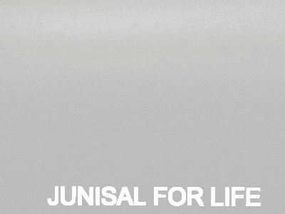 a laptop with the words junisal for life written below it