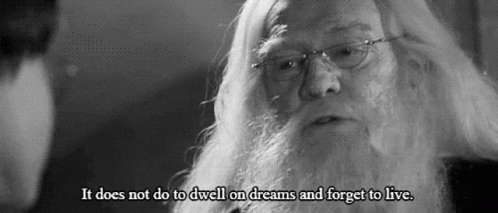 Dumbledore It Does Not Dwell On Dreams GIF