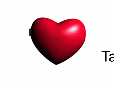 a heart shaped mirror that says ' tarjetaroja my loved '