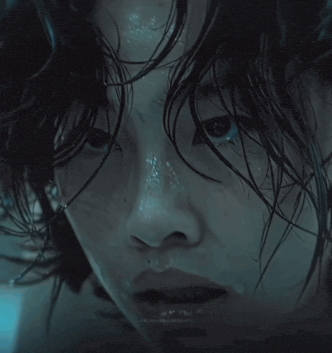 a poster for a movie called but i think i lost it features a woman with wet hair