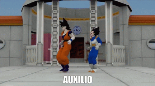 Goku Y Vegeta Bailando GIF - Viejo Lesbiano Viejo Lesviano Remix GIFs