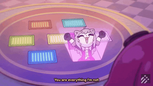 a cartoon says you are everything i 'm not