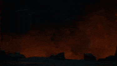 a group of fire monsters with glowing faces on them