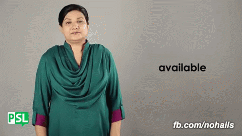 Available Pakistan Sign Language GIF - Available Pakistan Sign Language Nsb GIFs