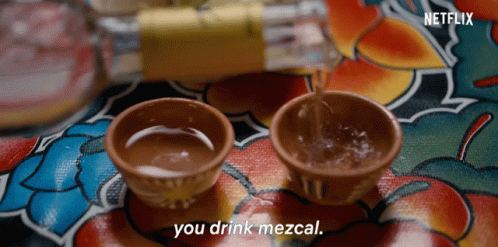 You Drink Mezcal Street Food Latin America GIF