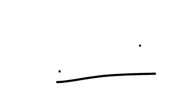 a black and white drawing of a smiley face