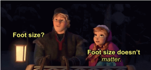 Frozen Shoe Size GIF - Frozen Shoe Size Foot Size GIFs