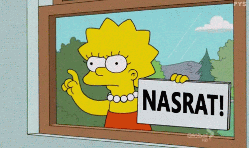 Nasrat Lisa GIF - Nasrat Lisa Simpson GIFs