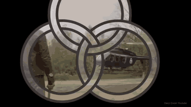 a black helicopter with the number 8 on the side