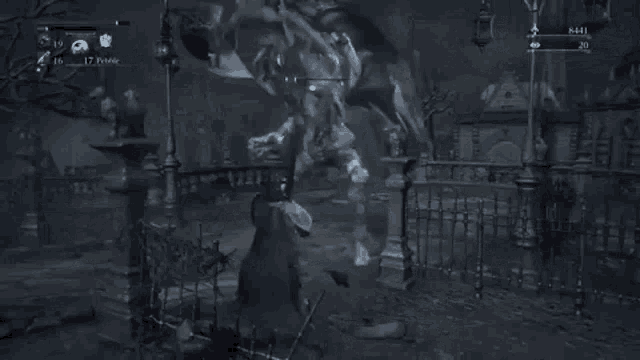 a screenshot of a video game shows a monster with a chain around its neck
