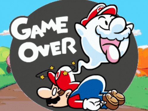 Game Over GIF - Game Over Mario GIFs