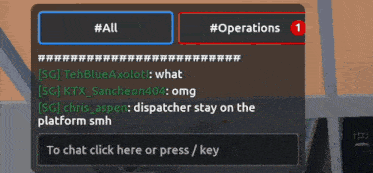 a screen shot of a video game with #all and #operations
