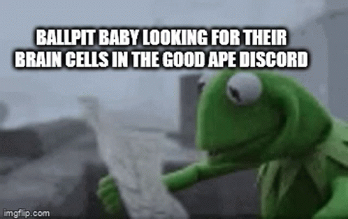 Good Ape Ballpit Baby GIF - Good Ape Ballpit Baby Looking For Brain Cells GIFs