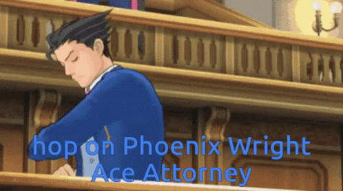 Hop On Phoenix Wright GIF - Hop On Phoenix Wright Ace Attorney GIFs